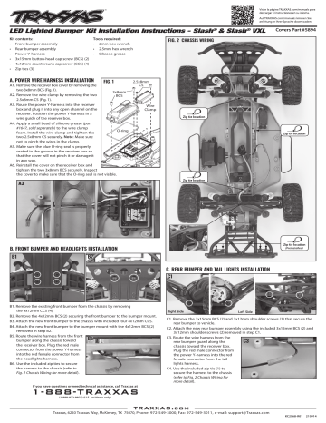Traxxas Slash VXL Instructions Manualzz