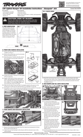 Traxxas Stampede 4X4 VXL TSM Instructions Manualzz