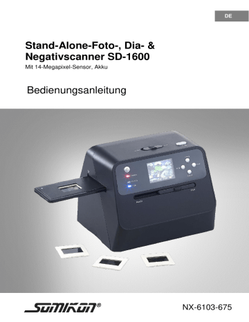 Somikon NX-16103 3in1-Stand-Alone Foto Bedienungsanleitung | Manualzz