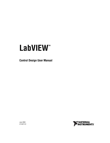 Chapter 3 Converting Models. NI LabVIEW Control Design | Manualzz