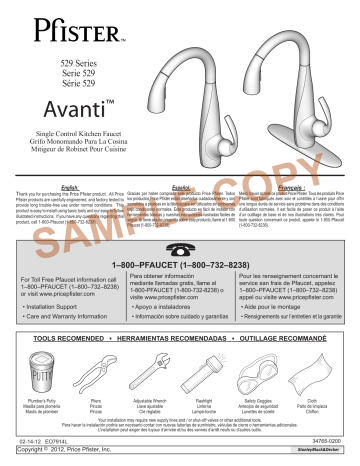 Pfister Avanti F-529-7ANS 1-Handle Pull-Down Kitchen Faucet ...