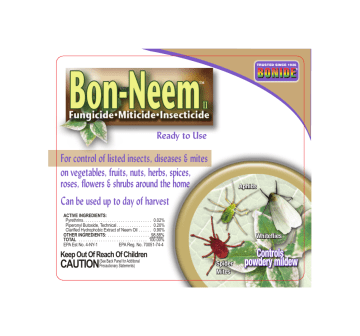 Bonide 025-P Bon-Neem II RTU Instructions | Manualzz