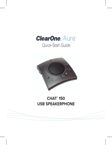 ClearOne Aura CHAT 150 - Quick Start Guide | Manualzz