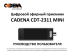 CADENA CDT-2311 MINI: Руководство пользователя + AI Chat