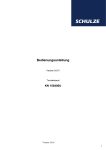 Schulze KN 150400 Bedienungsanleitung