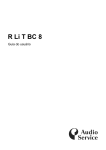 AUDIOSERVICE R Li T BC Tu 8 Guia de usuario